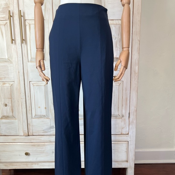 Tory Burch Navy Blue Trousers - Picture 2 of 6